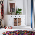 Dressoir wit - 160bx50dx85 hoog - 4 laden - 2 deuren - 4 manden