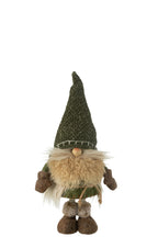 J-Line Kabouter Gebreid Textiel Groen Large