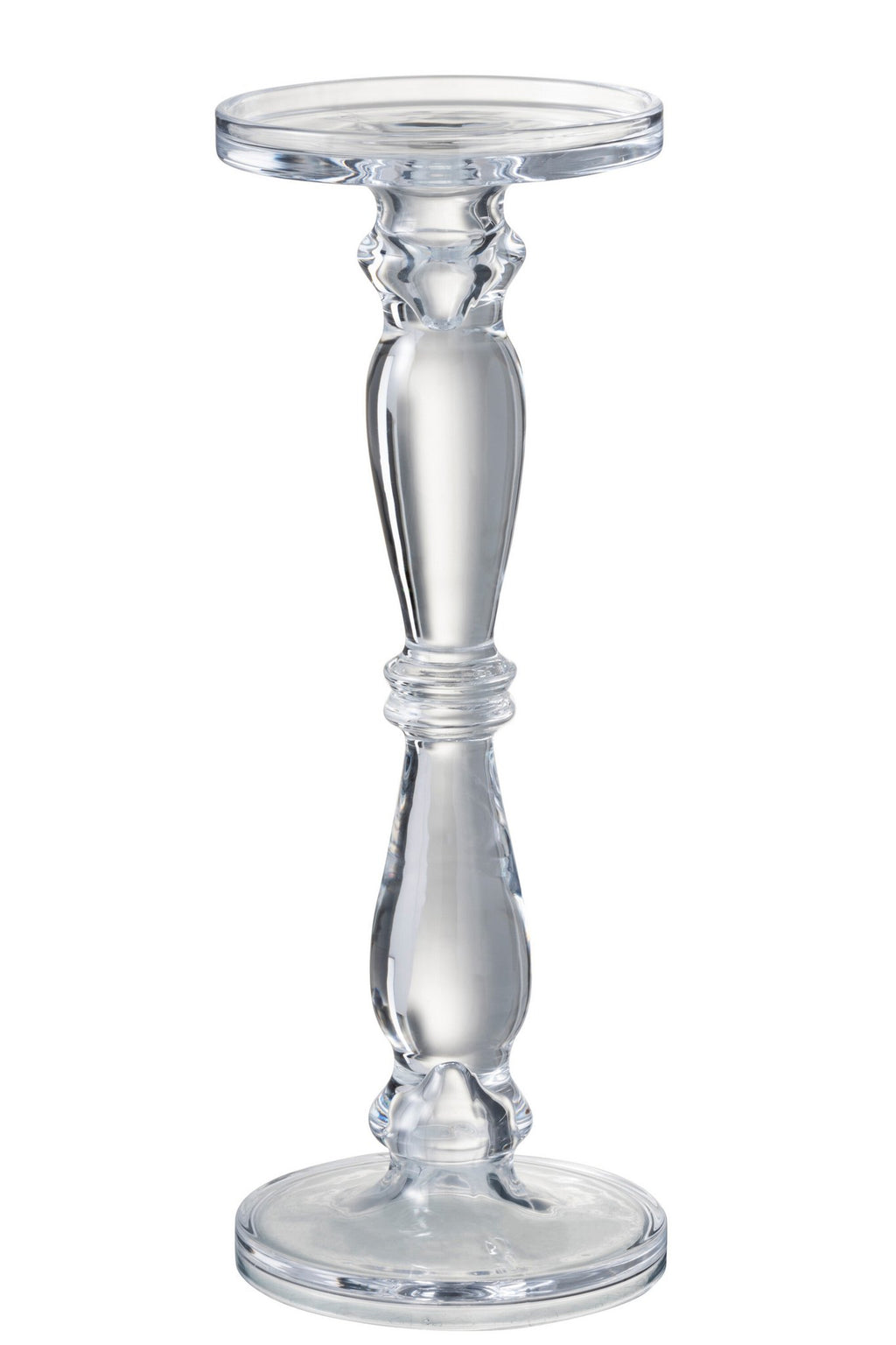 J-Line kandelaar Leti - glas - transparant - large