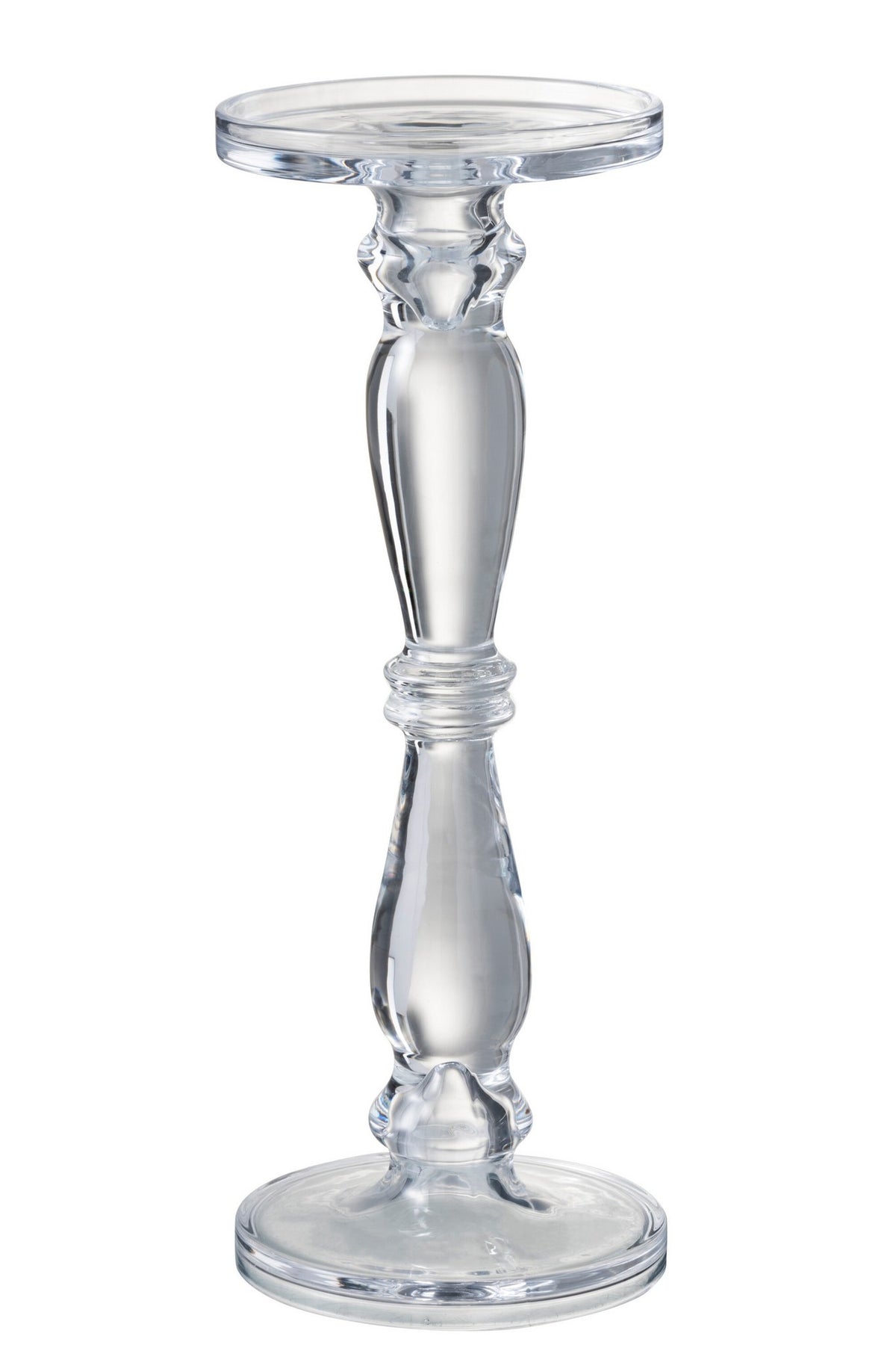 J-Line kandelaar Leti - glas - transparant - large