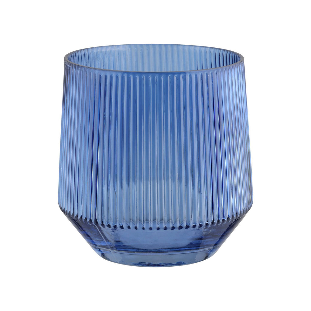 Windlicht Bezamby Blauw 14x14cm