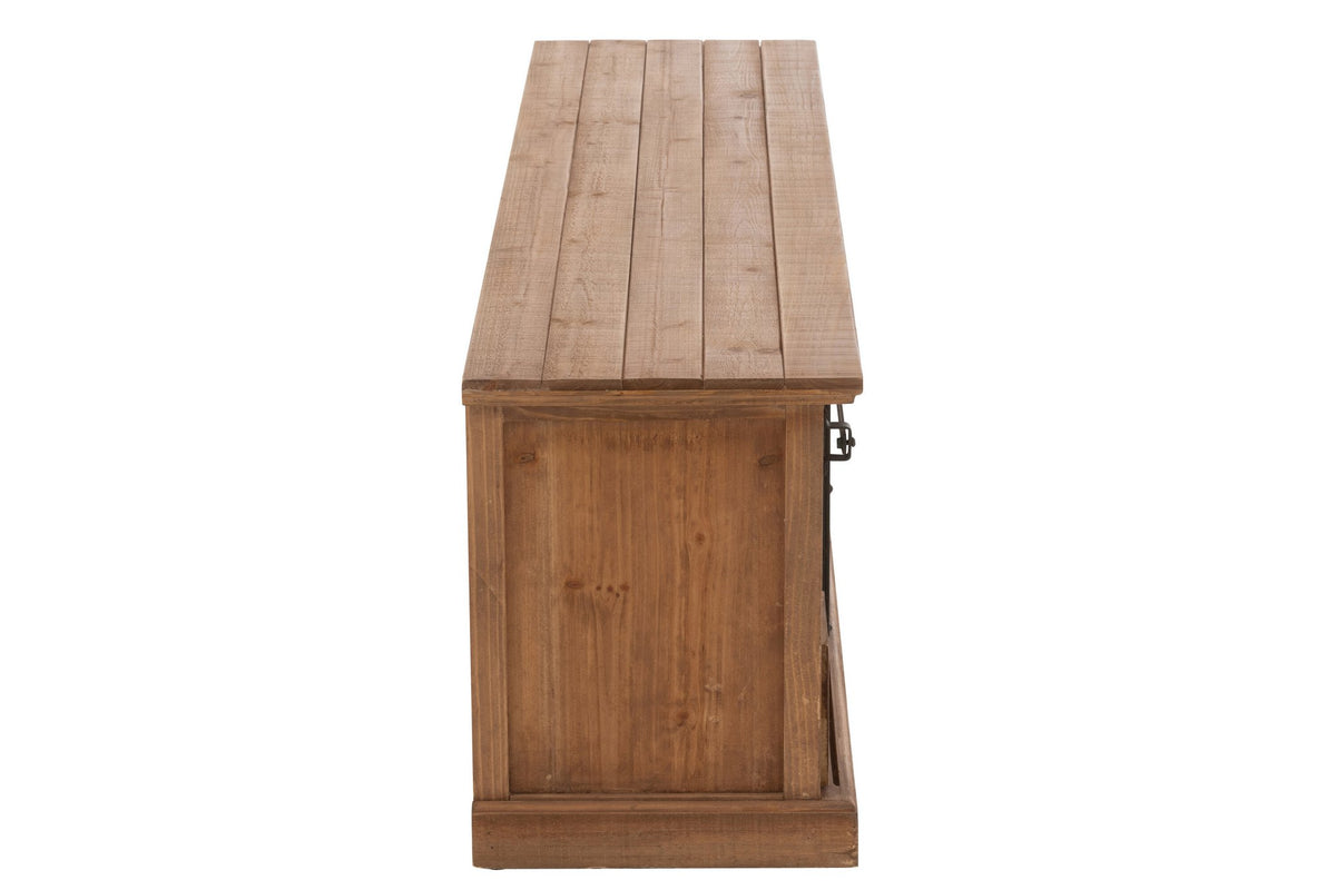 J-Line tv-kast Mia - dennenhout - naturel