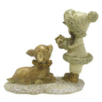 Beeld Kind 12 cm Goudkleurig Polyresin Decoratie Beeld
