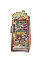 Inspirebox, 3D Booknook, Coffee and Home, BE011925, 19x10,4x25cm