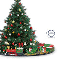 Kerstdecoratie Trein Groen Kunststof