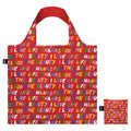 Loqi Bag Large - Love Life Red gerecycled