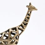 Decoratief gouden giraffebeeld – moderne huiskunst