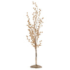 Decoratie Boom 9x9x46 cm Goudkleurig Metaal