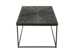 J-Line salontafel Shanil - hout/ijzer - zwart
