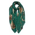 Sjaal Dames Print 90x180 cm Groen Bruin Synthetisch Shawl Dames