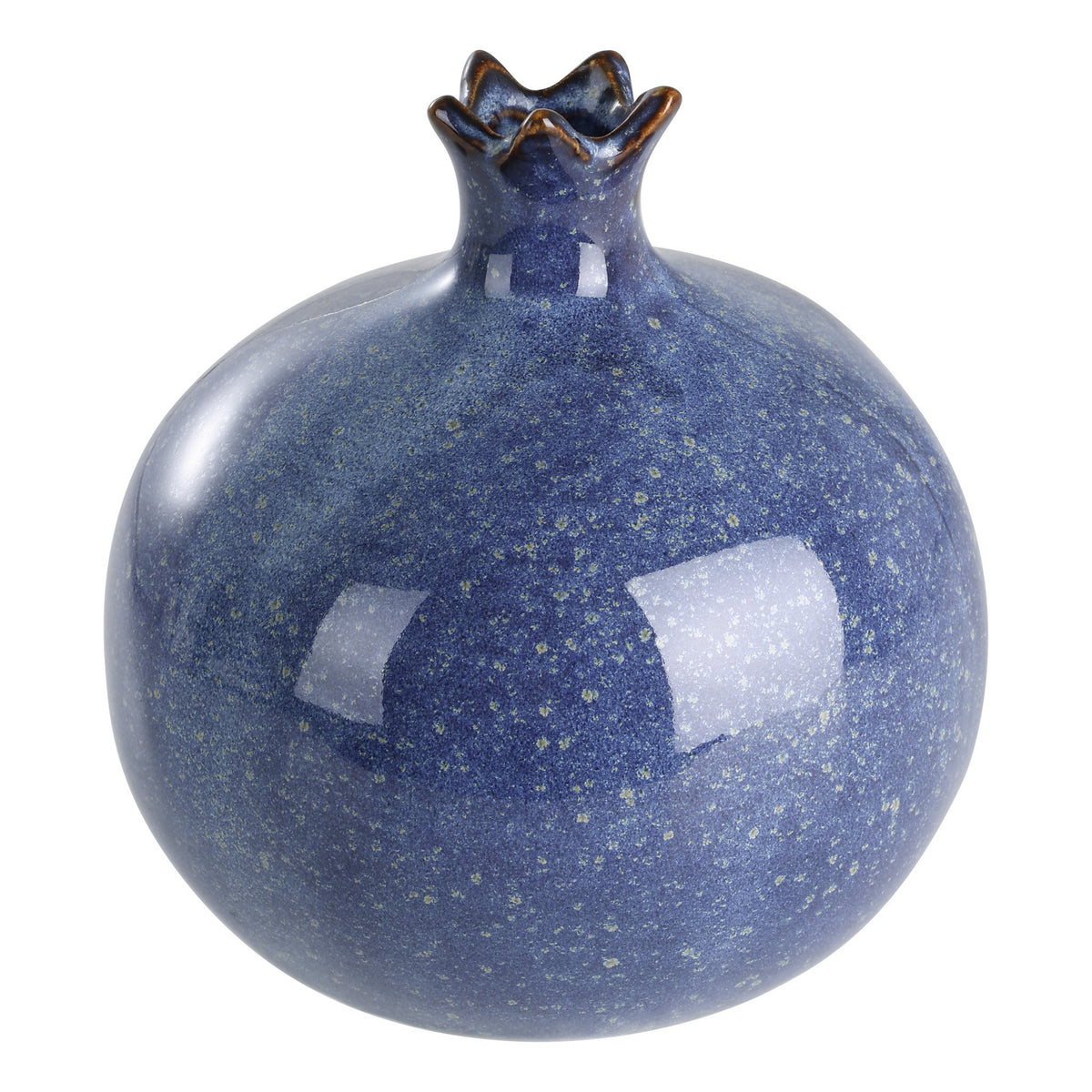 Ornament Blauw Shigay 12x14 cm