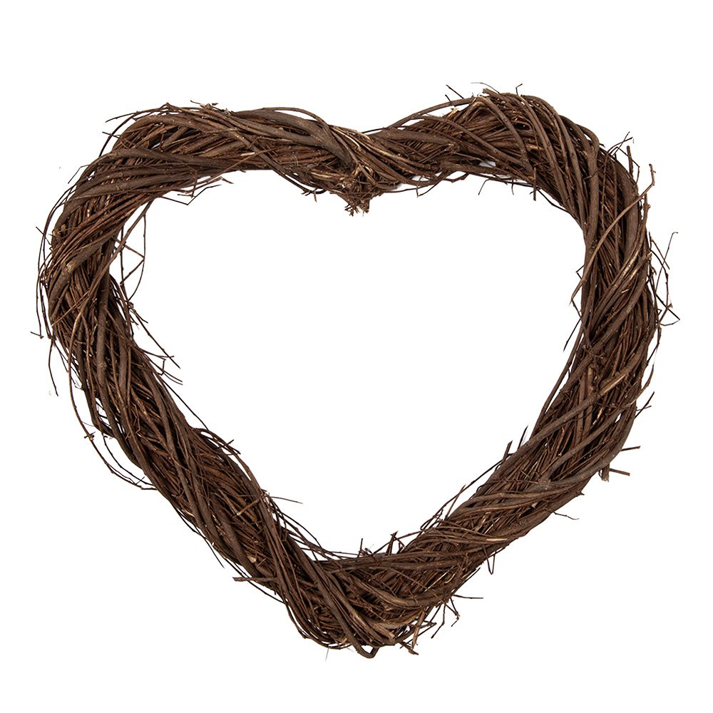 Krans 30x30x3 cm Bruin Rotan