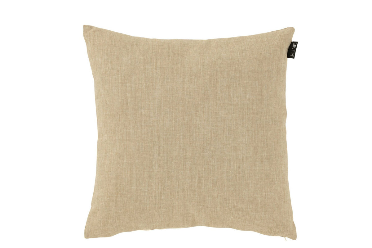 J-Line kussen Outdoor - polyethyleen - beige