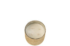 J-Line geurkaars Luxuria - Vanilla Escape - glas - goud - medium - 60U