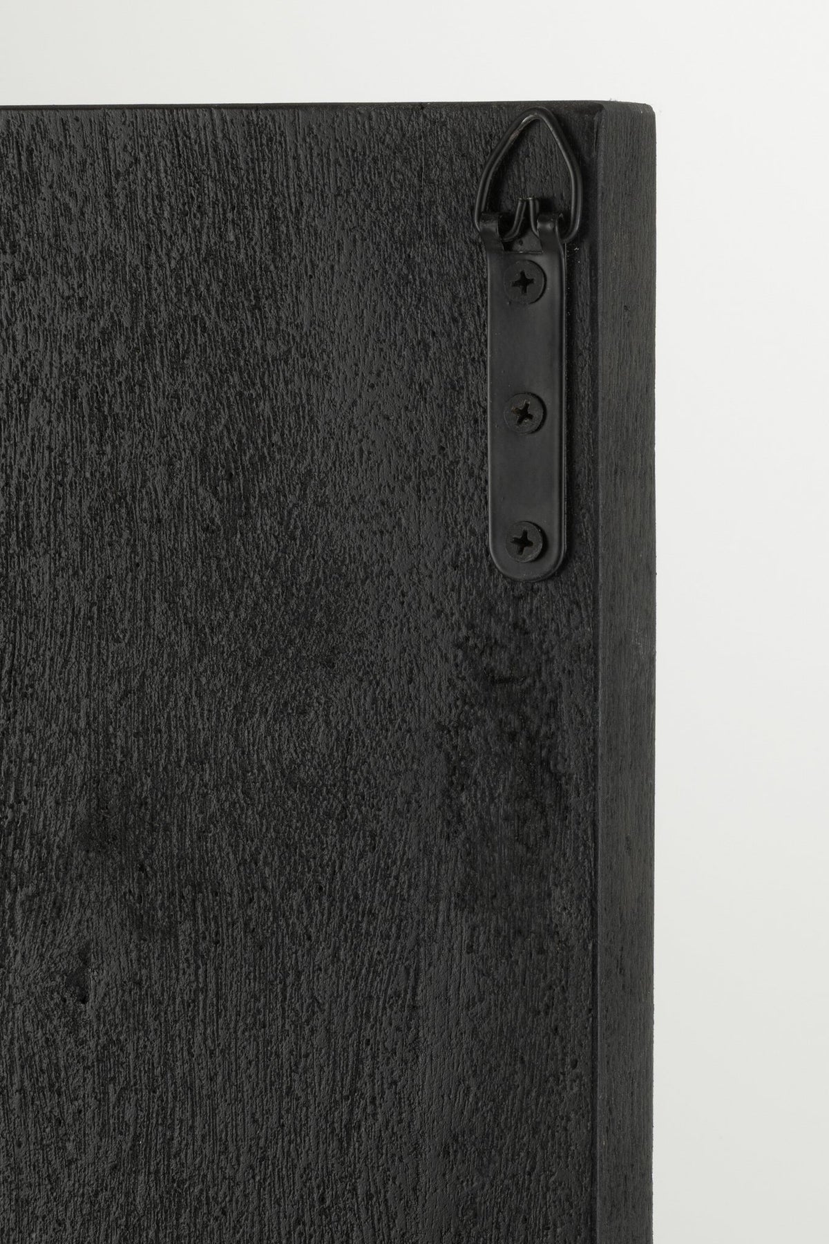 J-Line spiegel - hout - zwart - L