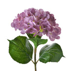Kunstbloem Hortensia 67 cm Paars Kunststof
