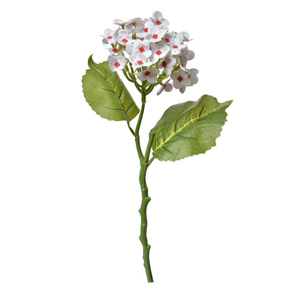 Kunstbloem 37 cm Wit Kunststof