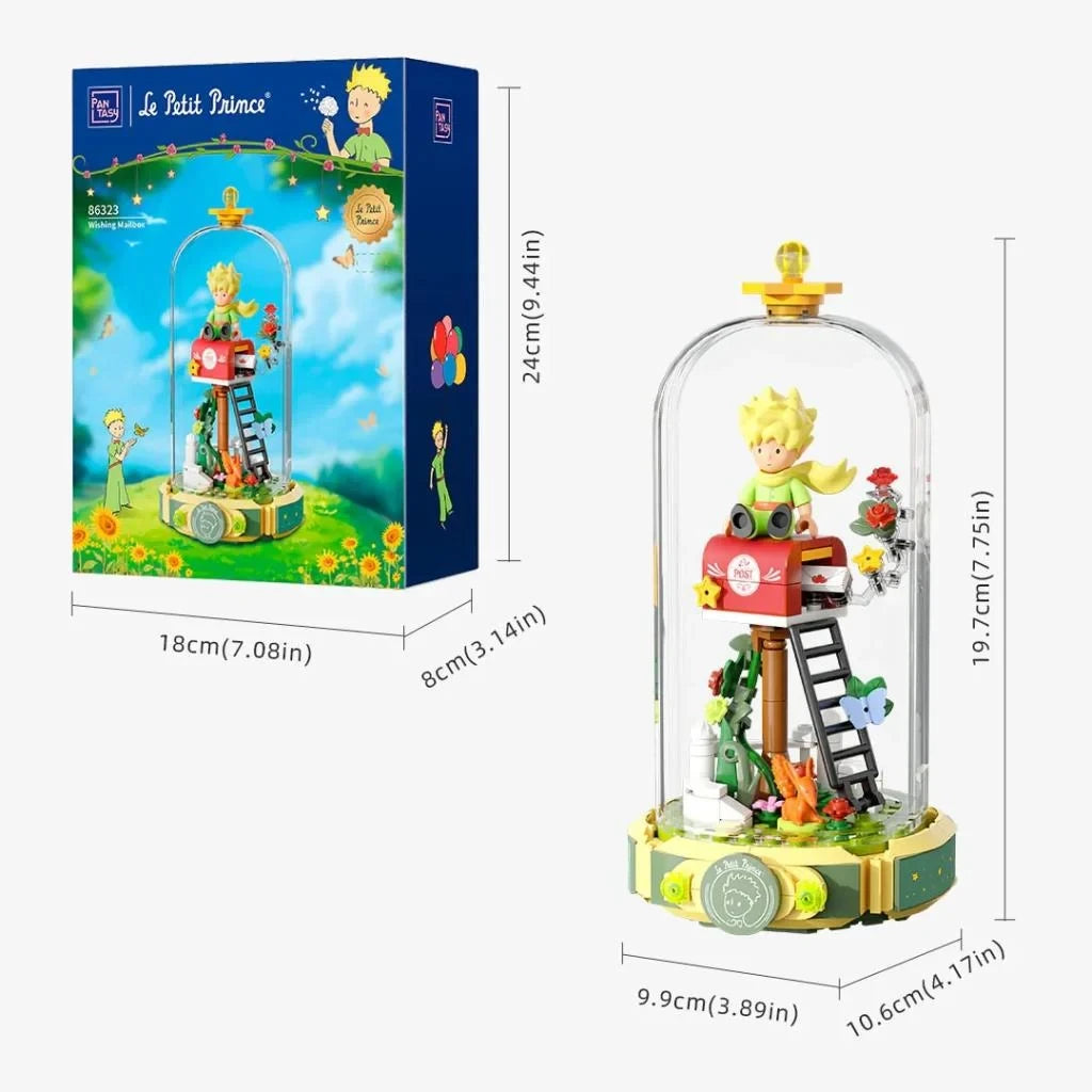 Pantasy, 3D Bouwblokjes, Le Petit Prince, Eternity Serie, Wishing Mailbox, 86323, 9,9x10,6x19,7cm