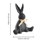 Ornament Gopeng Zwart 13x8x15cm