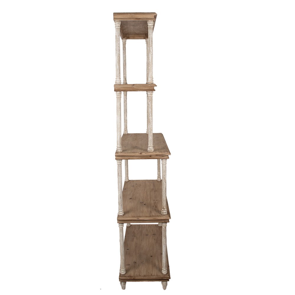 Boekenkast Bruin, Hout 80x40x210 cm