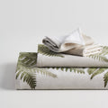 Bamboe katoenen handdoek Hammam Terry - Varenprint, badset