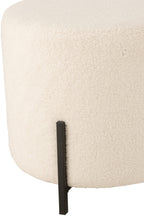 J-Line Kruk Schaap Stof/Schuim Wit