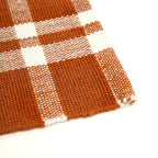 Rust Checker Stripe Placemat – Duurzame polyester tafelmat voor eetkamer en keuken