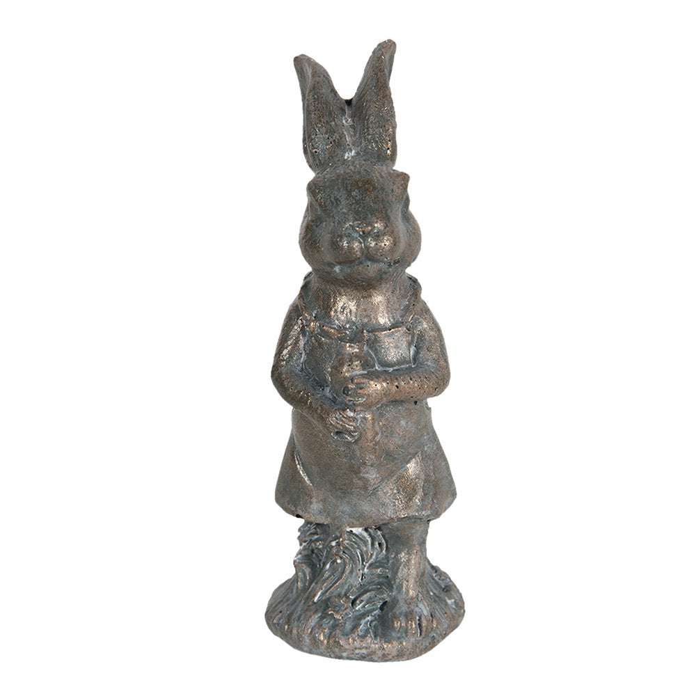 Beeld Konijn 11 cm Bruin Kunststof