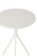 J-Line salontafel Rond - metaal - wit