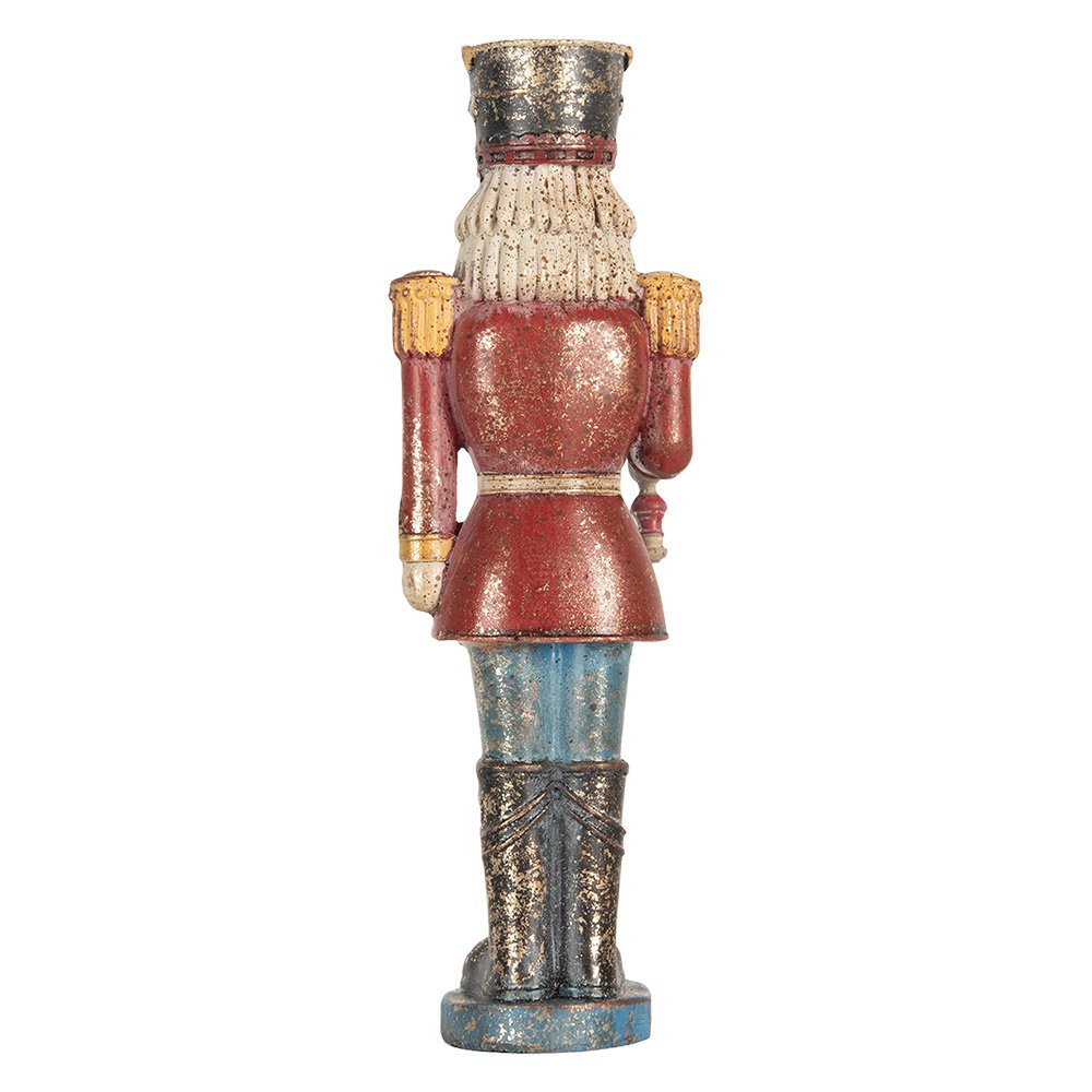 Beeld Notenkraker 7x6x21 cm Rood Kunststof