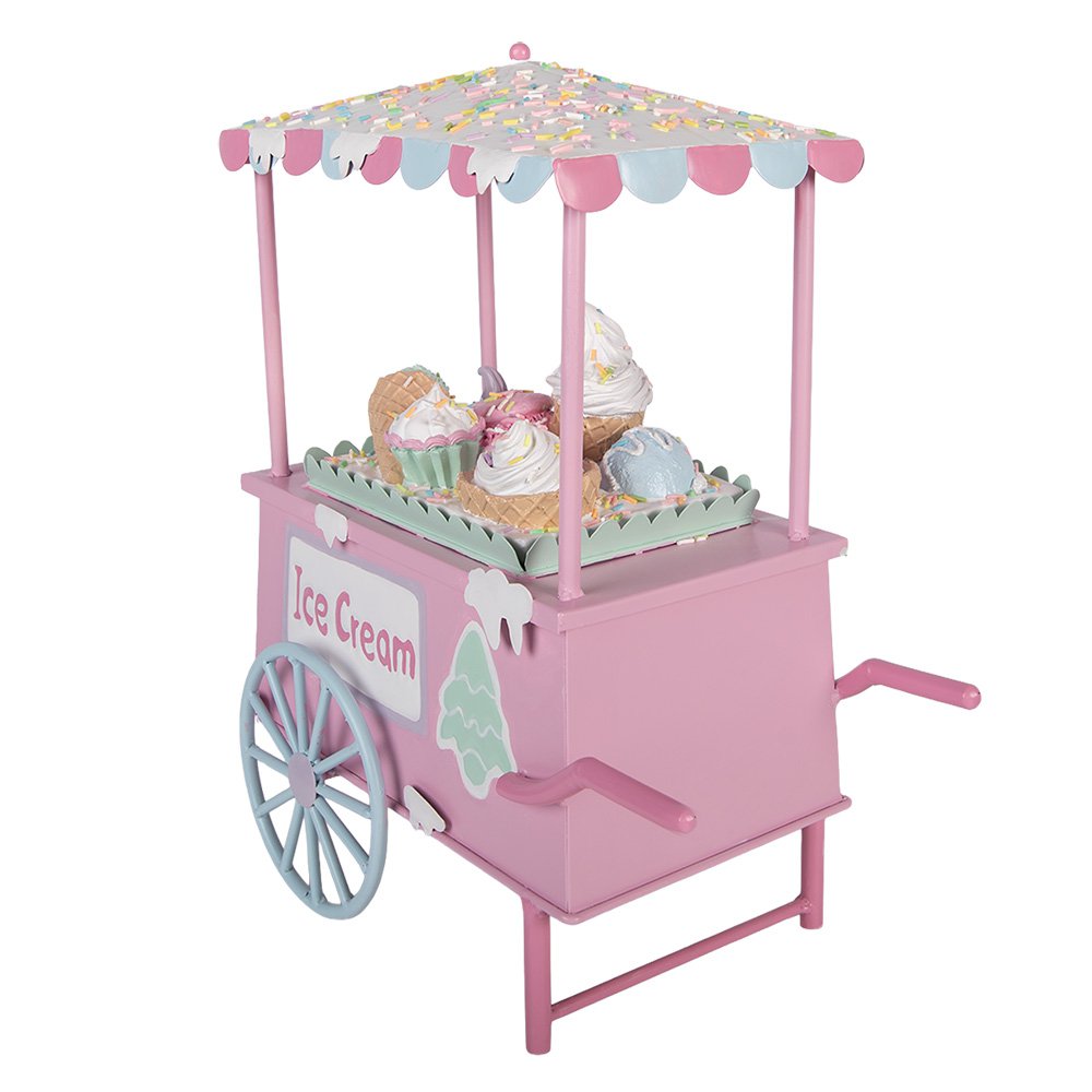 Decoratie Beeld 34x18x38 cm Roze Kunststof