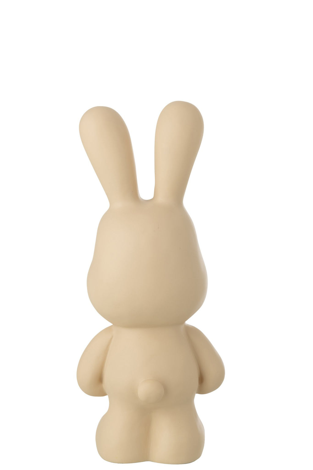 J-Line decoratie Konijn Eddy - polyresin - beige - M
