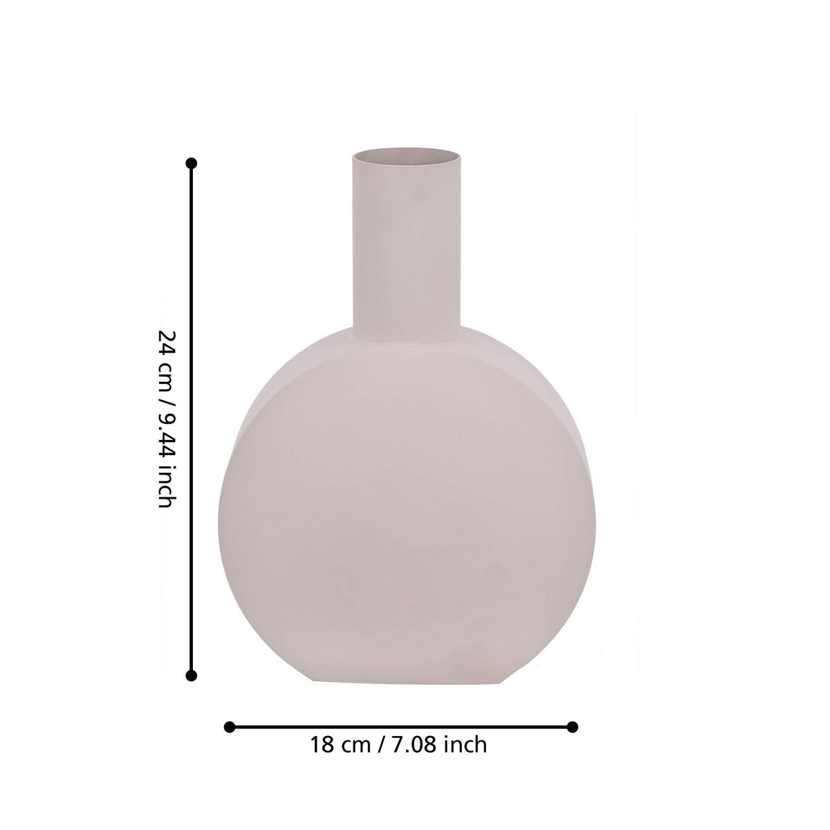 Vaas gutalac beige 18x8x24cm