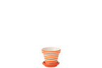 J-Line bloempot Granada Stripes - keramiek - oranje - XS - Ø 17 cm