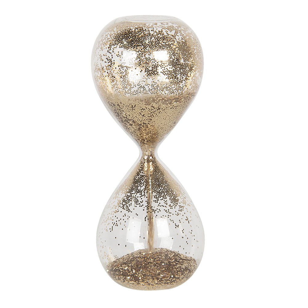 Zandloper 8x8x19 cm Transparant Glas