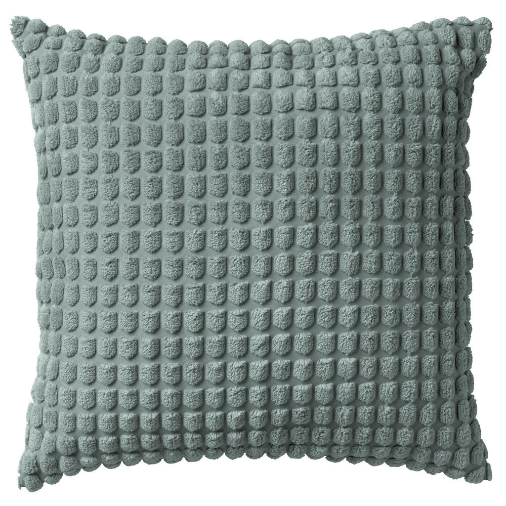 Dutch Decor Rome - Kussen 45x45 cm - Effen kleur - 3D-structuur - Jadeiet - Lichtgroen
