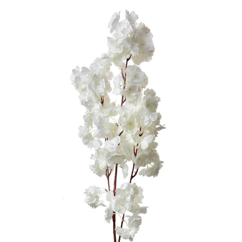 Kunstbloem 100 cm Wit Kunststof