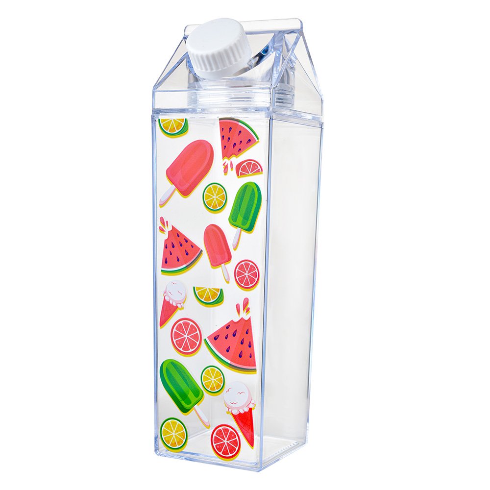 Drinkfles 500 ml Transparant Kunststof IJsjes