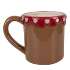 Mok 375 ml Bruin Keramiek Gingerbread man