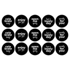 Text mix - Cadeaustickers op rol - 500 stuks