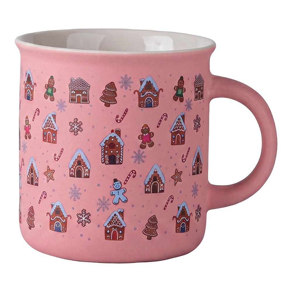 Mok Set van 4 380 ML Wit Porselein
