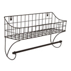 Handdoekhouder 44x12x25 cm Bruin IJzer Handdoekhaak