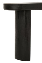 J-Line Consoletafel - mangohout - zwart/naturel