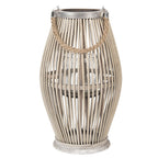 Windlicht Grijs Hout