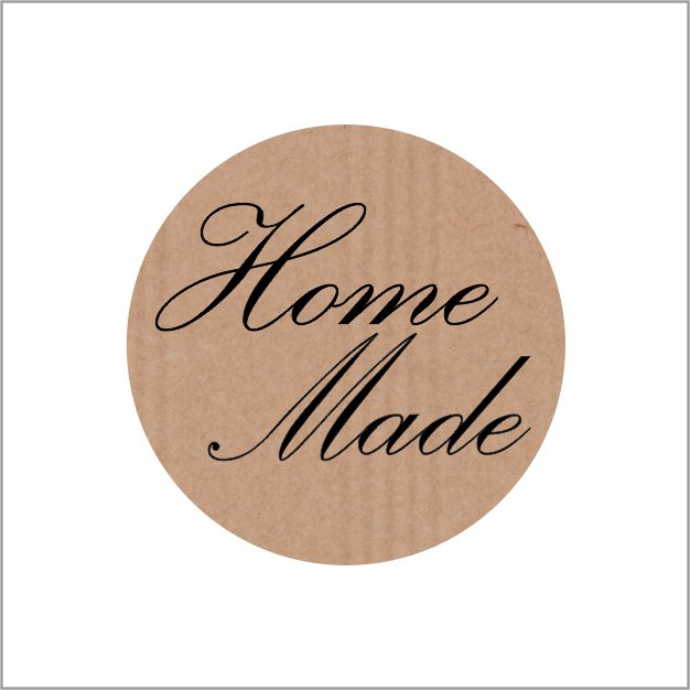 Home Made - Wens label - rol van 500 stuks