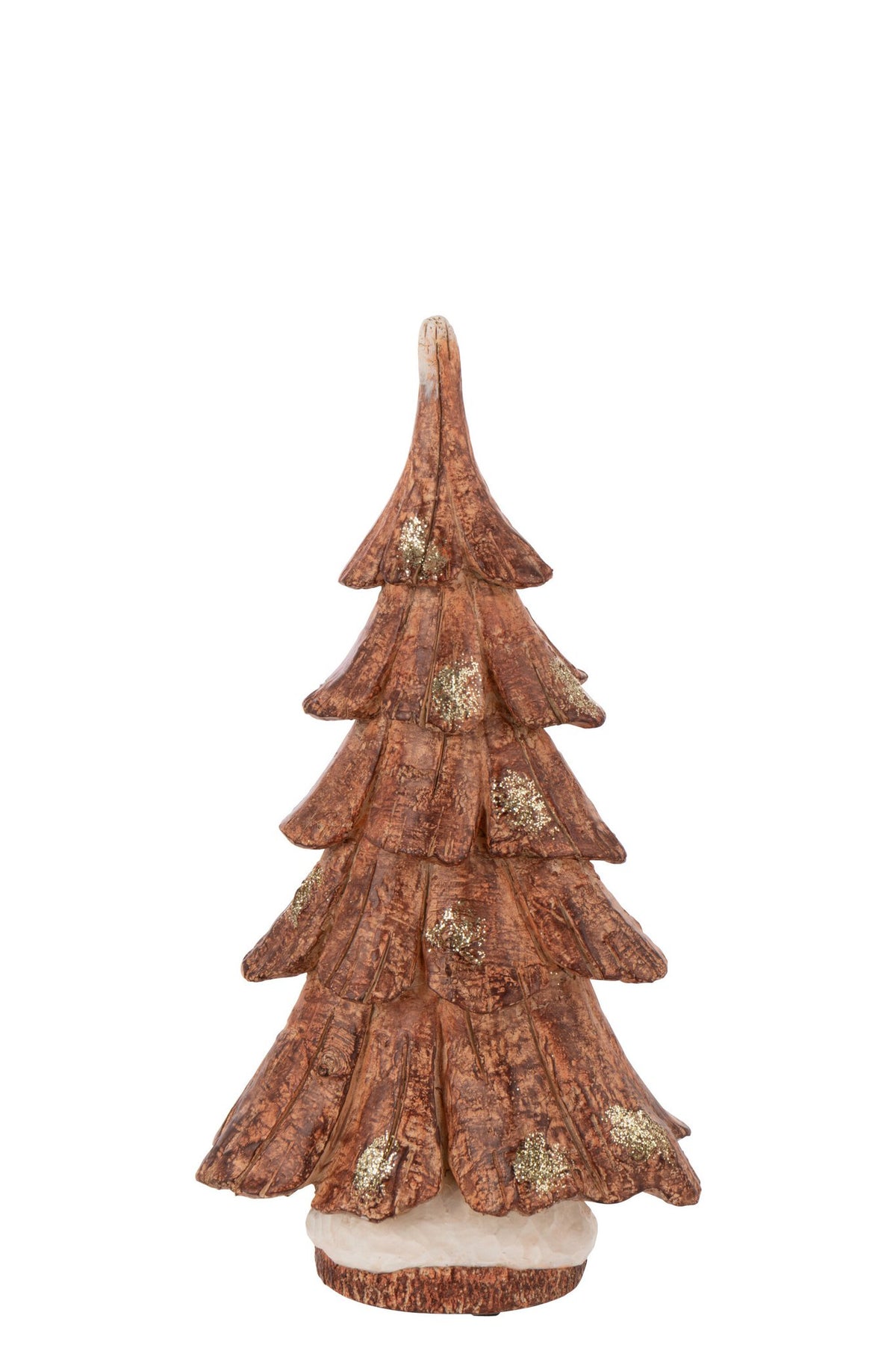 J-Line decoratie Boom Namaakhout - polyresin - camel - S