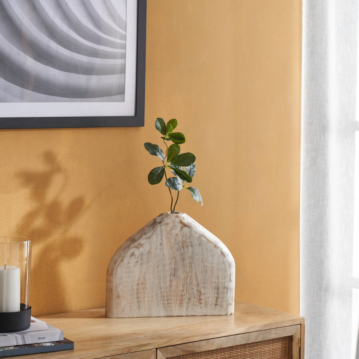 Vaas Melobody Grijs 35x5x28cm