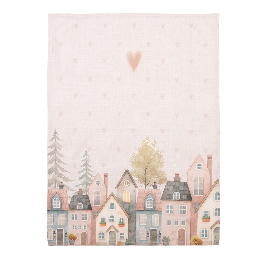 Theedoek 50x70 cm Beige Katoen