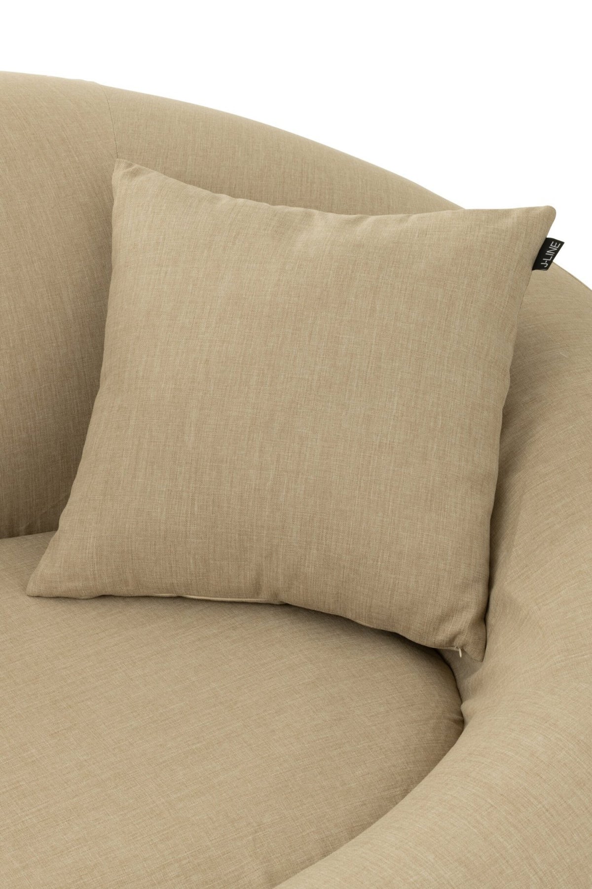 J-Line kussen Outdoor - polyethyleen - beige