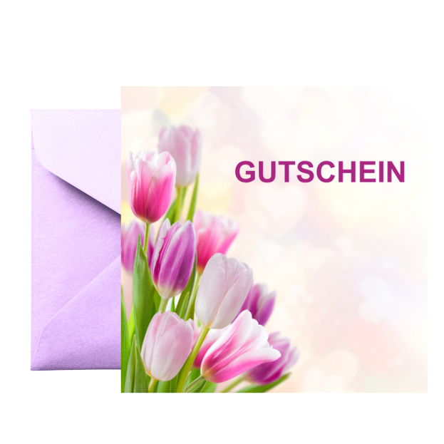 Kadobon – “Gutschein” – Tulpen – 25 Stuks